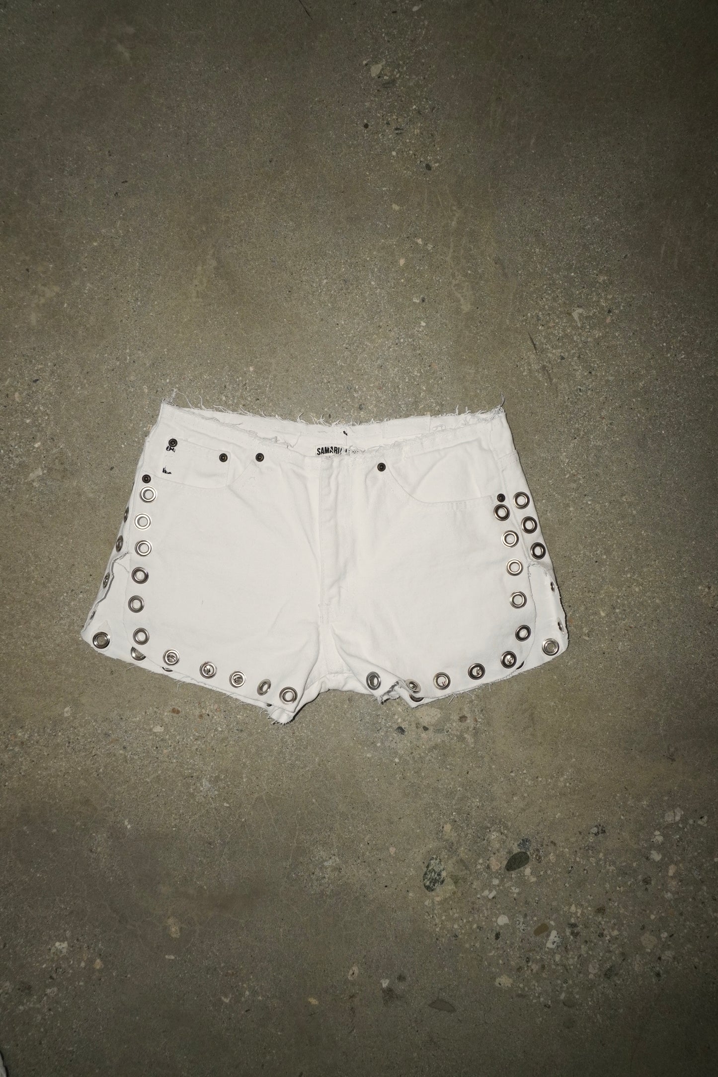 Re-worked denim short - 008