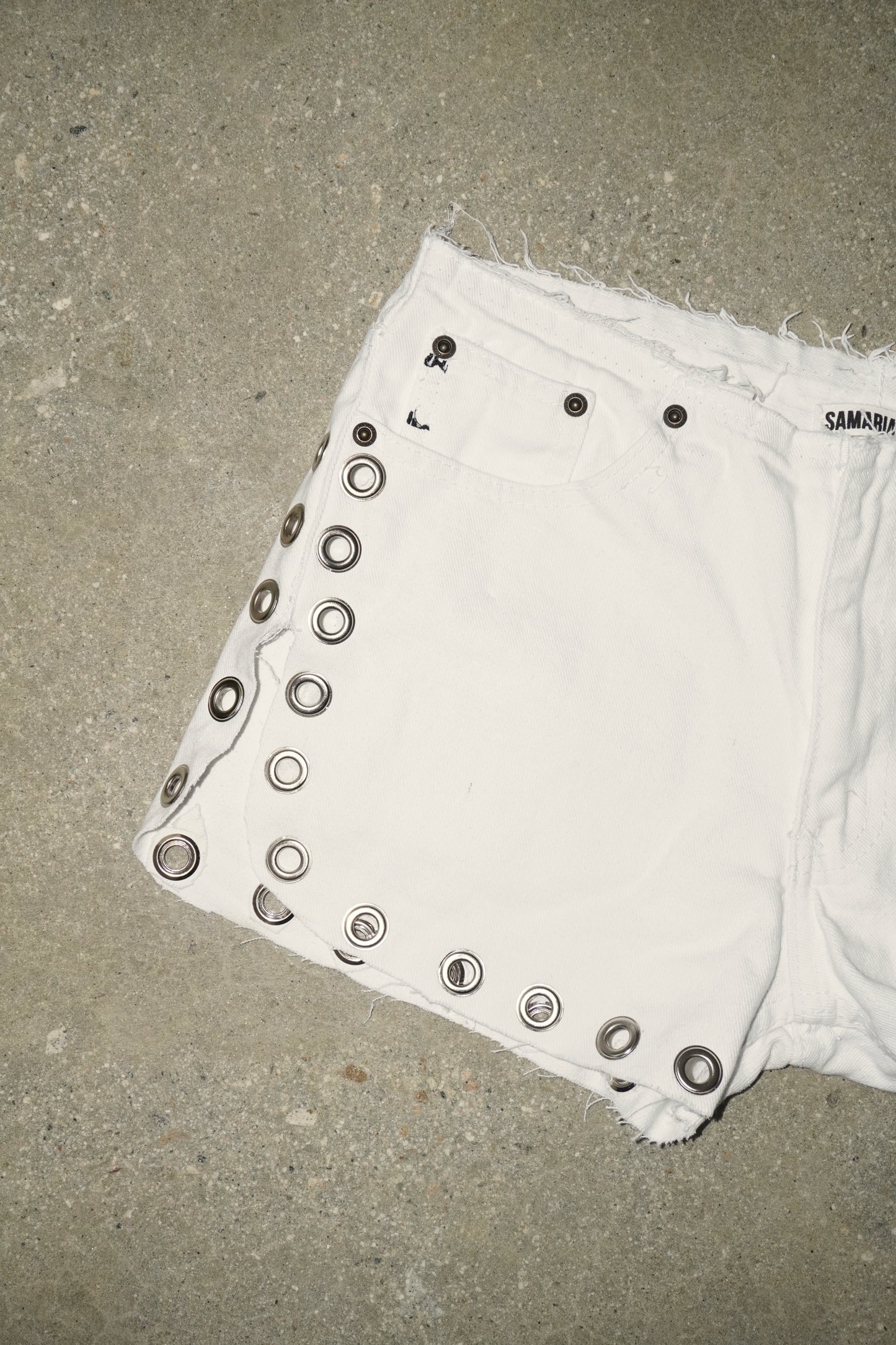 Re-worked denim short - 008