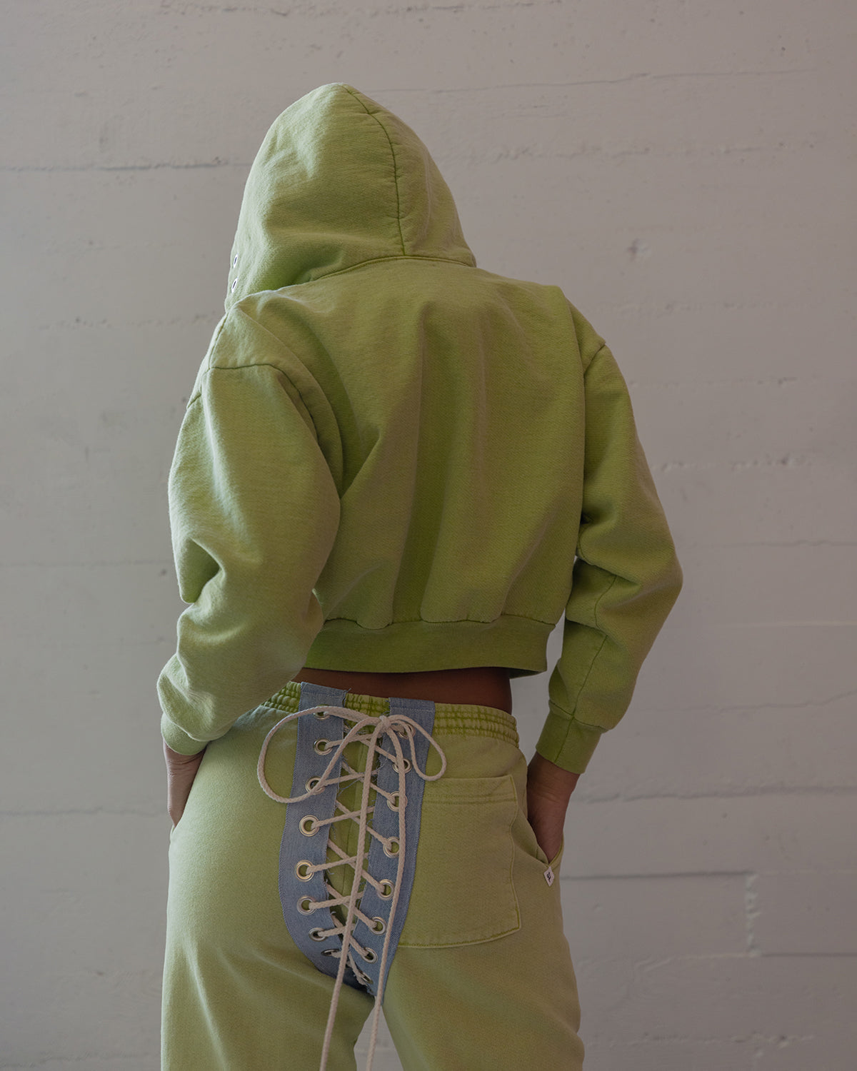 Sl Crop Hoodie | Kiwi